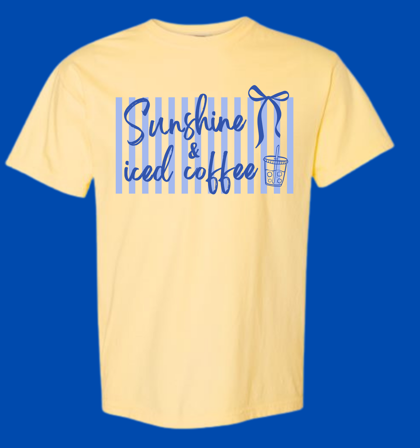 Sunshine & Iced Coffee Graphic T-Shirt