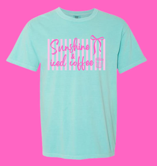 Sunshine & Iced Coffee Graphic T-Shirt