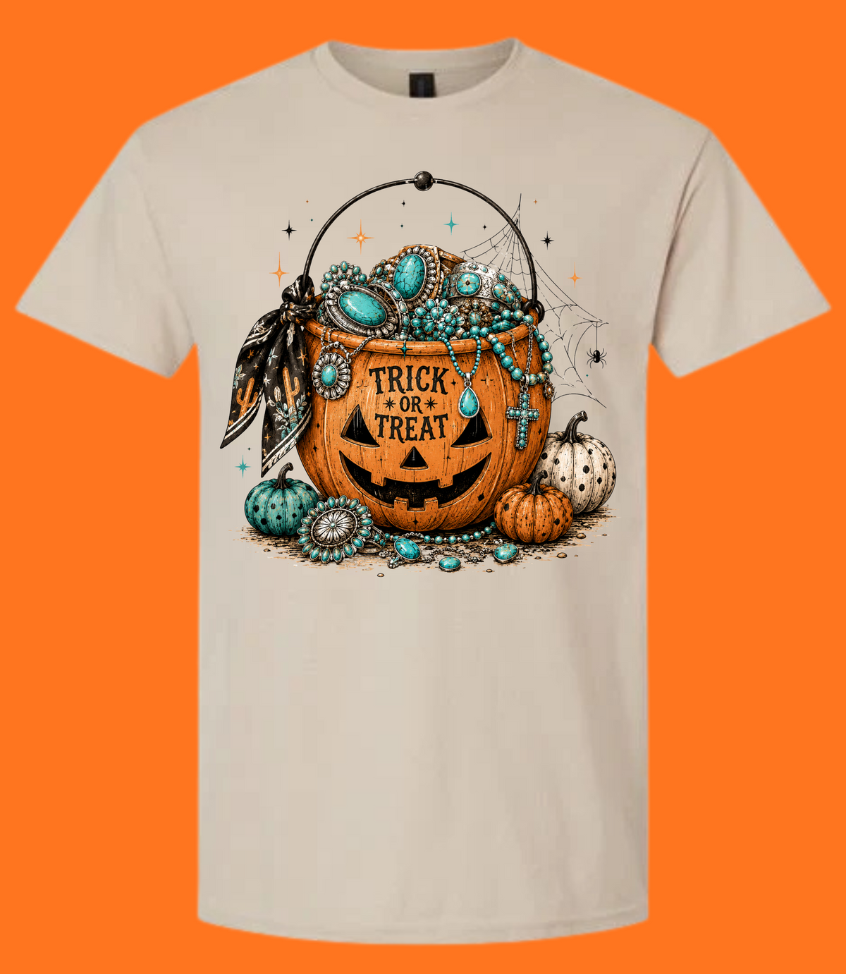 Trick or Treat Jack-O'-Lantern Halloween Tee
