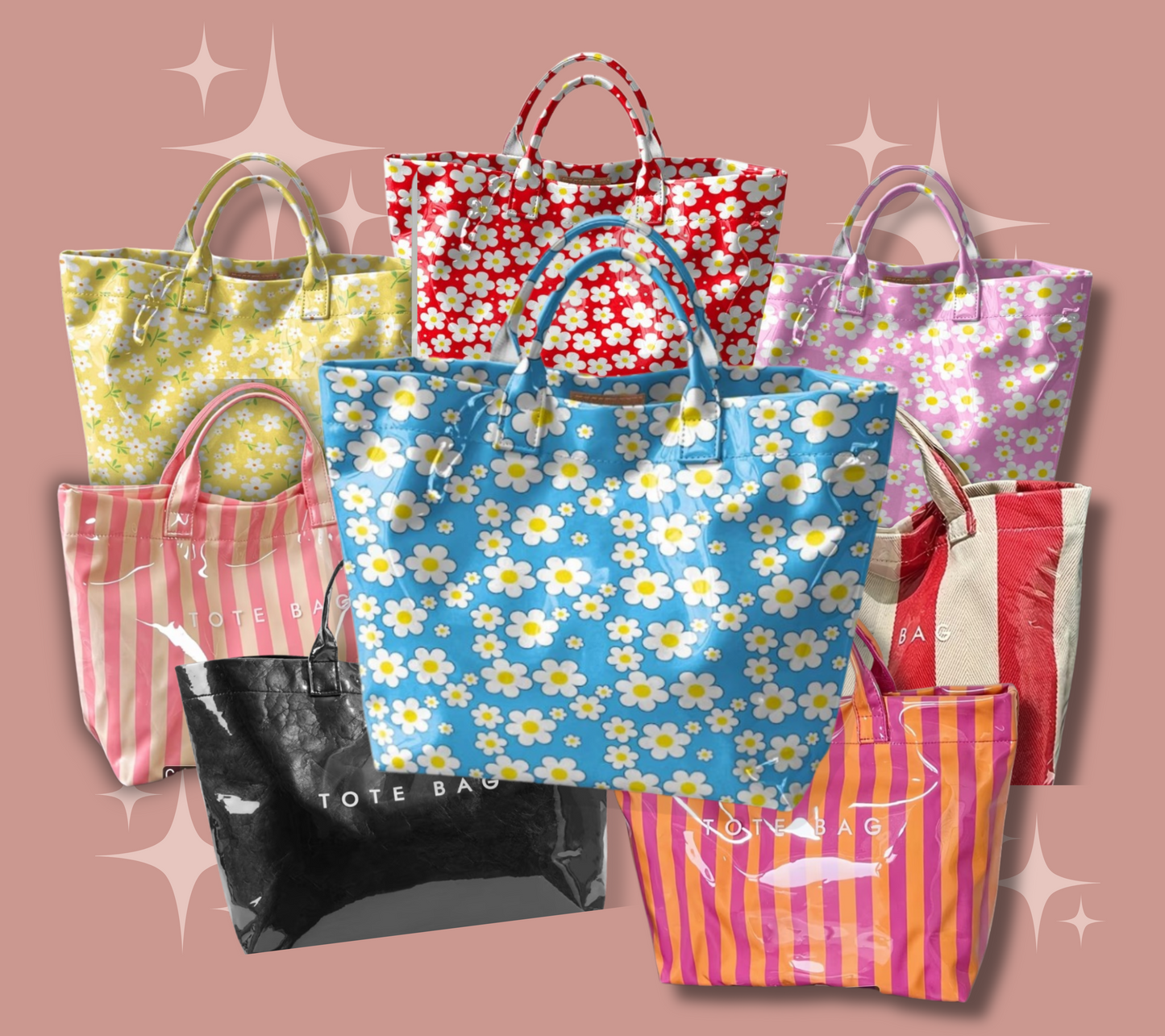 Vinyl Tote Bags