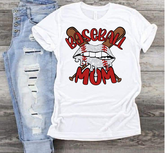 Baseball Mom (Lips)