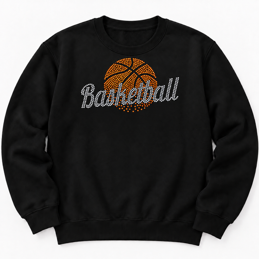 Basketball Bling Black Sweatshirt