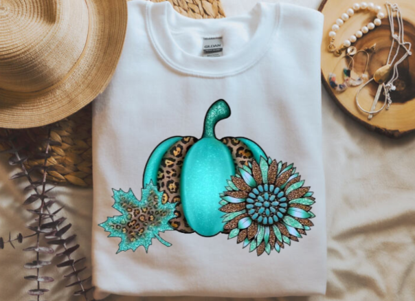 Turquoise Pumpkins