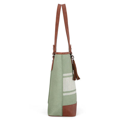 Wrangler Logo Waxed Canvas Tote