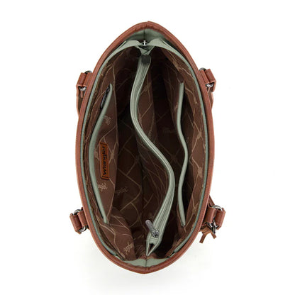 Wrangler Logo Waxed Canvas Tote