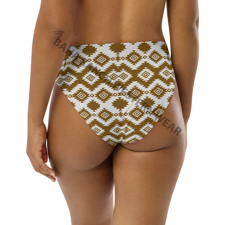 Yeehaw Brown Aztec Bikini Bottom