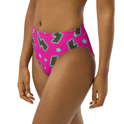 Yeehaw Leopard Lightning Bikini Bottom