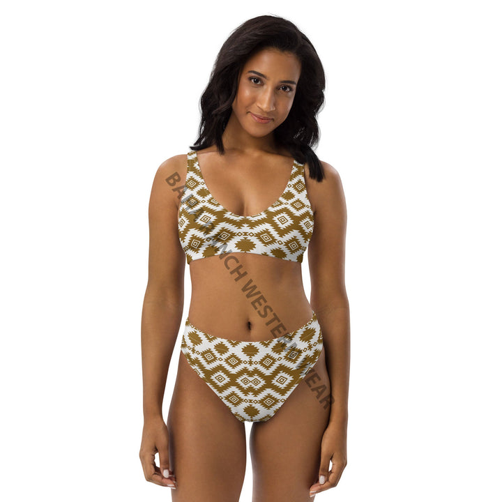 Yeehaw Brown Aztec Bikini