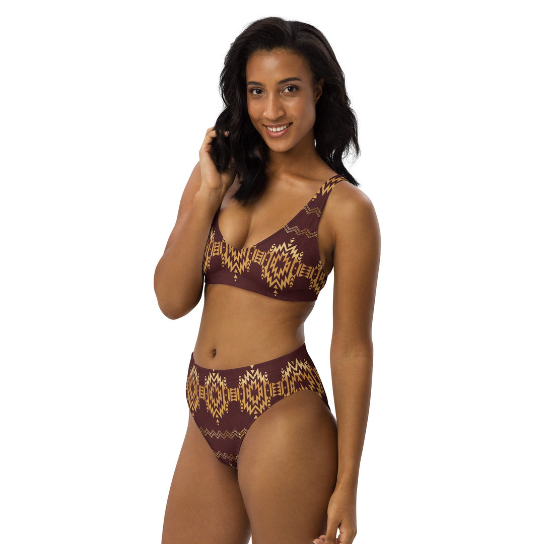 Yeehaw Gold Aztec Bikini