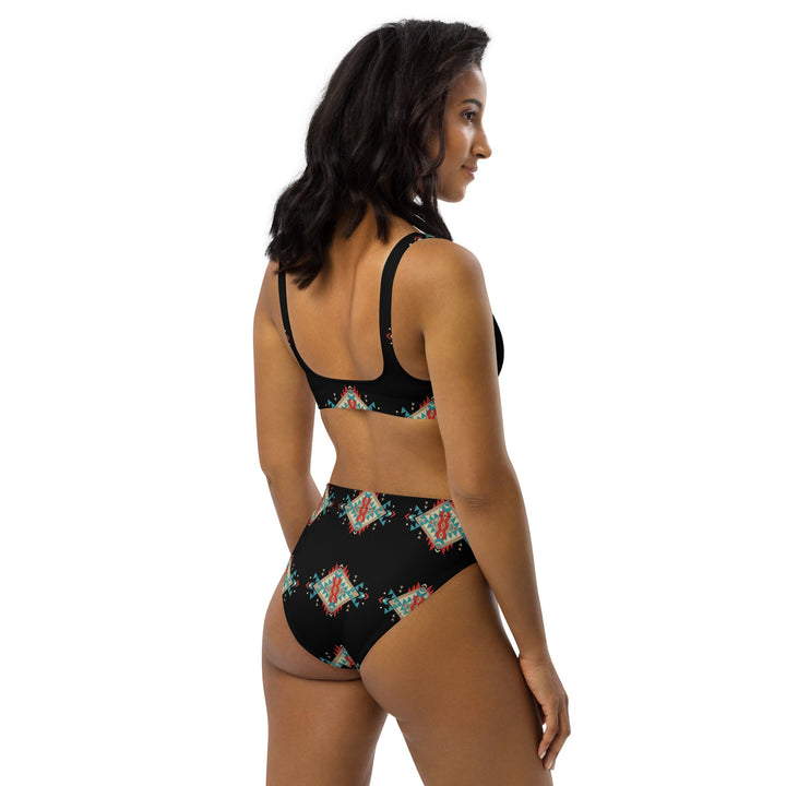 Yeehaw Black Aztec Bikini