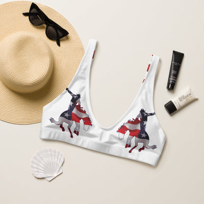 Yeehaw American Rodeo Bikini Top