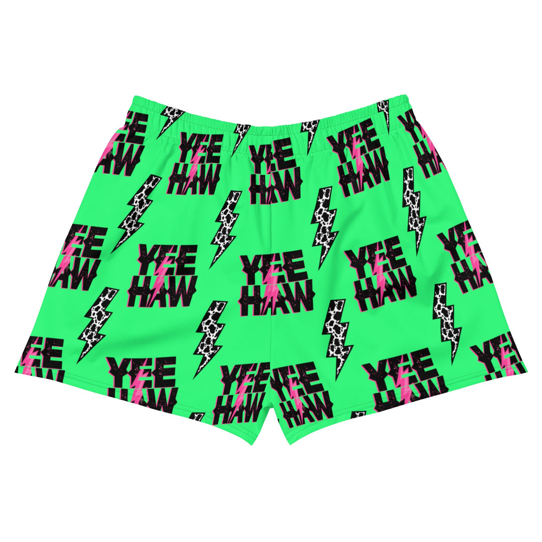 Neon Yeehaw Women’s Athletic Shorts