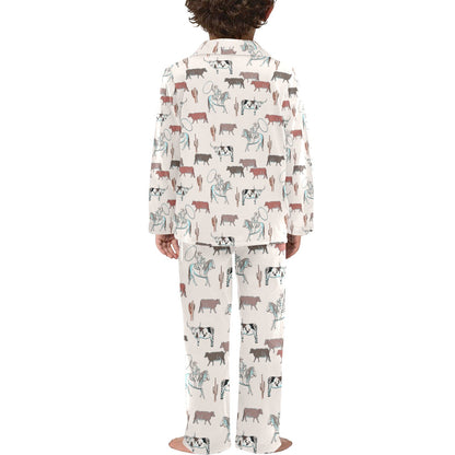 Cattle Drive Boy's Western Pajama Set