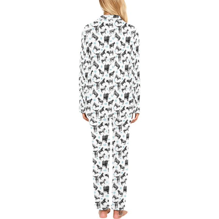 Cattle and Brands Women's Western Pajama Set