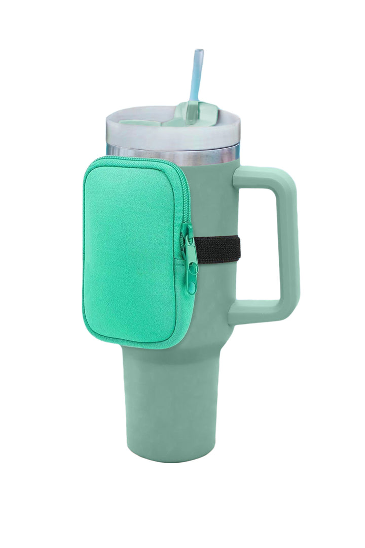 Green 304 Stainless Steel Double Insulated Straw Tumbler Mug with Bag